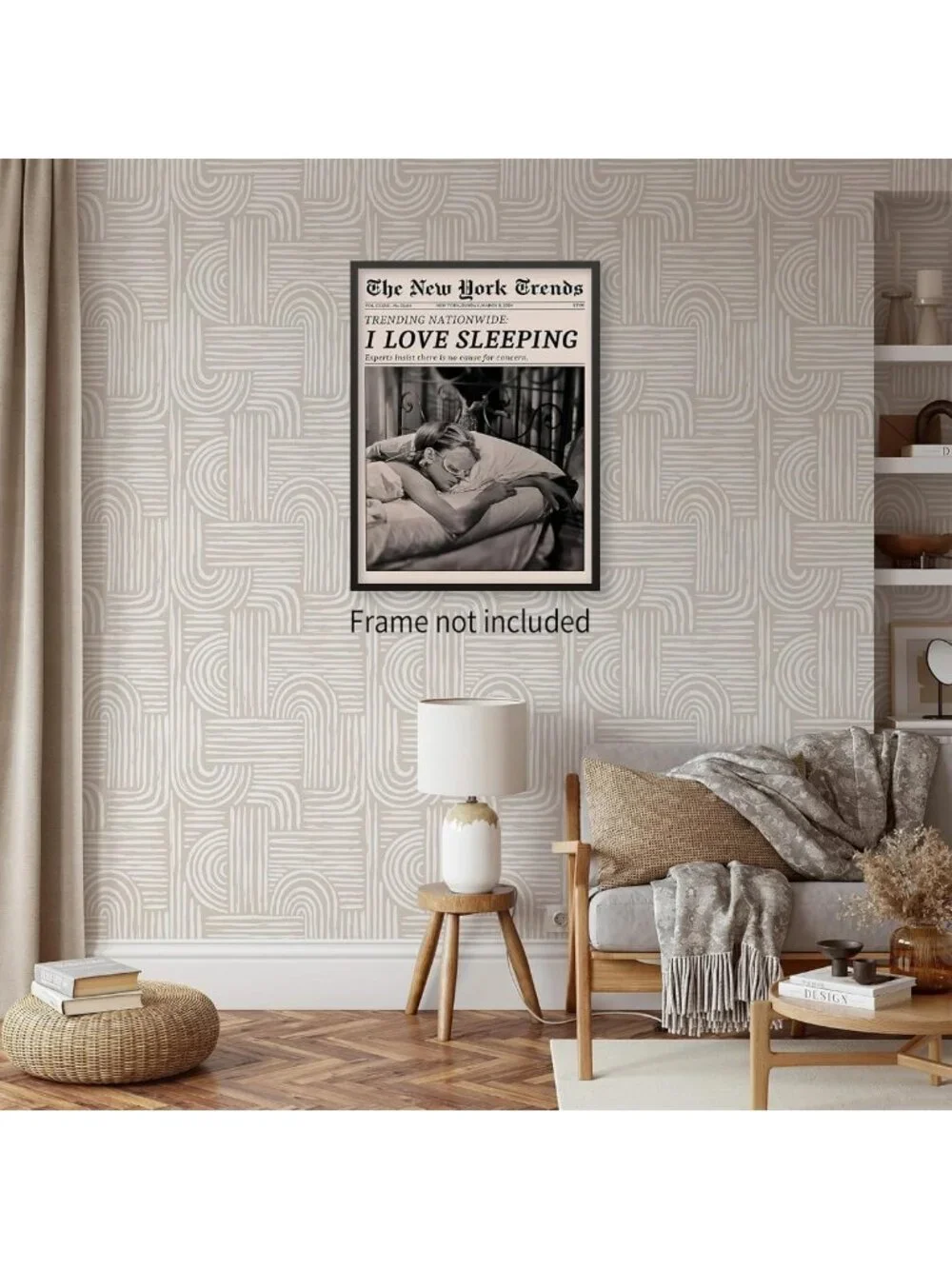 Retro Black & White Feminist Wall Art - Vintage Canvas Poster for Girly Dorm